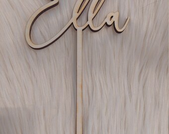 Personalized cake topper, birthday, first name, name, cake decoration, topper cake, cake topper
