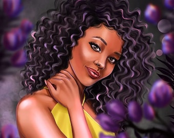 Retrato de dibujos animados, regalo personalizado, retrato personalizado, regalo de cumpleaños, retrato familiar digital personalizado de Disney, regalos personalizados.