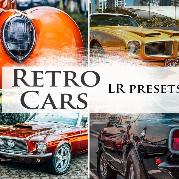 Retro Cars 7 Presets for Lightroom Mobile and Desktop