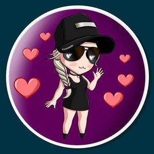 Custom Chibi Portrait - Custom Perfect Gift for Anime Lovers Colleagues or Friends Police Officers Patrolmen or Office Workers