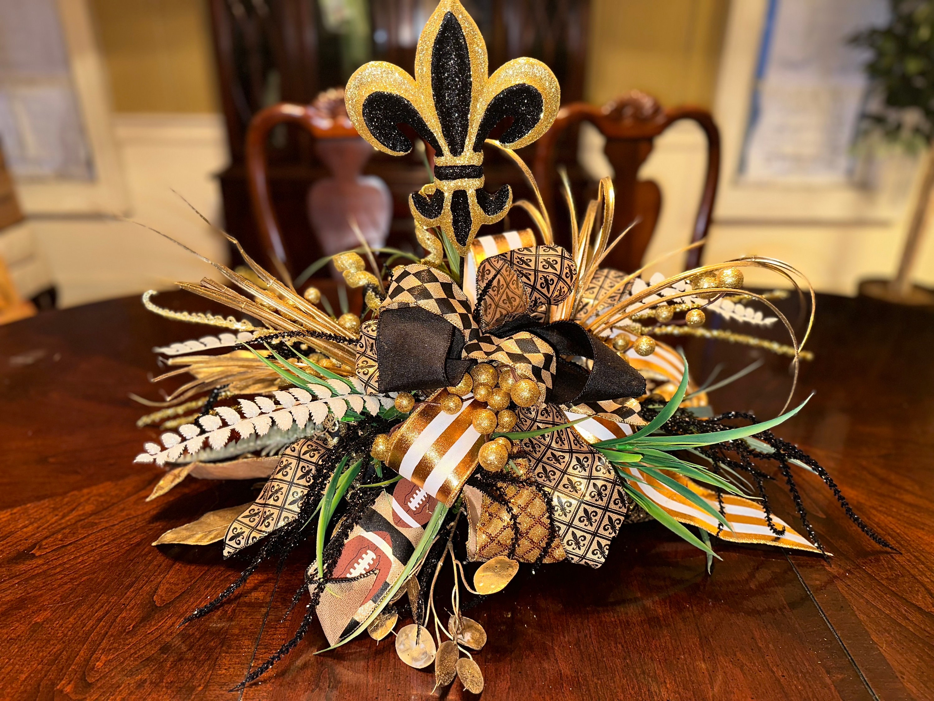 New Orleans Saints Table Arrangement - Etsy