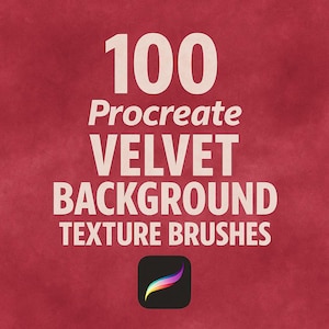 100 Realistic Velvet Procreate Brushes, Fabric Brushes,Procreate Fabric, Seamless Pattern, Procreate Texture, Velvet Fabric Brush