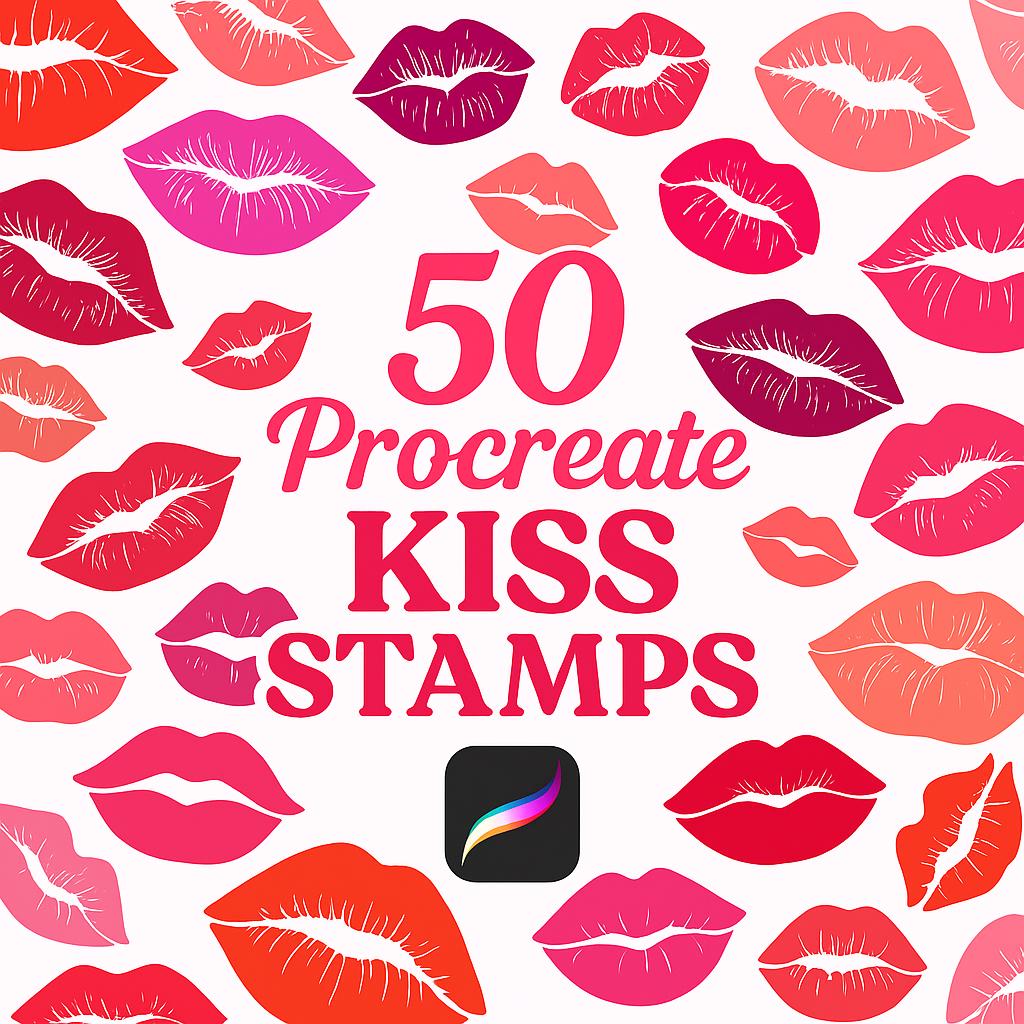 Procreate Kiss Stamp UK