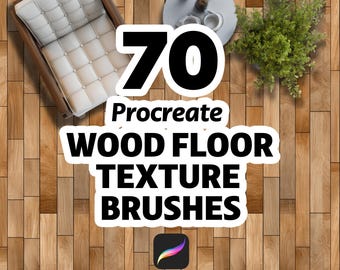 70 Procreate Wood Floor Texture Brushes, Procreate Wooden Floor,Interior Design,Procreate Sketch,Realistic Texture,Natural Texture