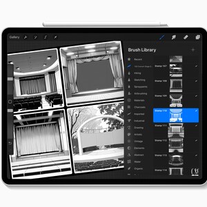 150 Procreate Concert Stage Background Stamps, Music Venue Scenes, Live ...