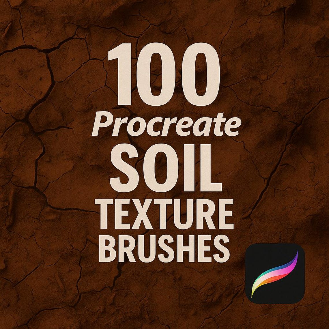 100 Realistic Soil Procreate Brushes, Ground Procreate, Soil Brushset ...
