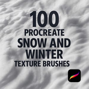 100 Realistic Snow and Winter Procreate Brushes,Procreate Snow,Procreate Winter, Icy Snow Procreate, Snowflake Procreate, Snowball svg