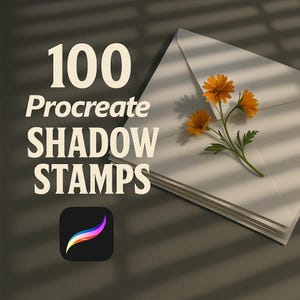 100 Procreate Shadow Stamp Brushes, Shadow Stamp Set, Shadow Brushes, Window Shadow Procreate, Shadow Stamp, Shadow Overlays Stamp