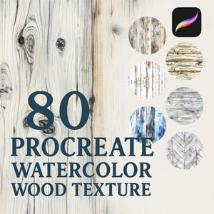 80 Aquarell Holz Textur Procreate Pinsel, Holz Procreate, Aquarellpinsel, Aquarell Textur, Procreate Holz, Plank Procreate