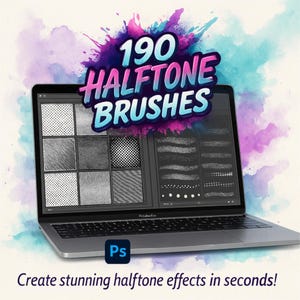 190 Photoshop Halftone Brushes, Halftone Comic Brushes, Photoshop Dotting, Photoshop Anime, Manga Photoshop, Photoshop Comic Book