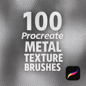 100 Procreate Realistic Metal Texture Brushes, Procreate Copper, Procreate Steel, Procreate Bronze, Procreate Silver, Procreate Liquid