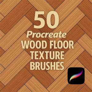50 Procreate Wood Floor Texture Brushes, Procreate Wooden Floor,Interior Design,Procreate Sketch,Realistic Texture,Natural Texture