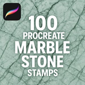 100 Procreate Marble Stone Stamps, Marble Stone Stamp, Marble Stone Brush, Rock Texture Procreate, Procreate Marble,Texture Procreate