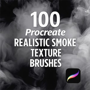 100 Realistic Smoke Texture Procreate Brushes, Smoke Effect Brush, Smoke Brushes, Smoke Ipad, Procreate Smoke, Abstract Brushes