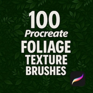 100 Foliage Procreate Brushes, Nature Procreate, Leaves Brushes, Procreate Plant, Branches Procreate, Fern Procreate, Leaf Brush