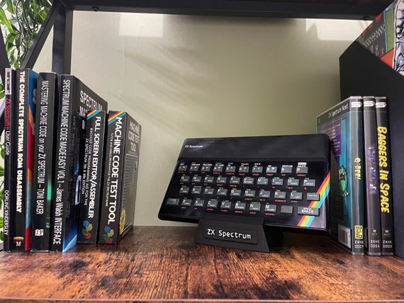 Custom Designed 3D Printed Sinclair ZX Spectrum or ZX81 Display Custom Designed 3D Printed Sinclair ZX Spectrum or ZX81 Display