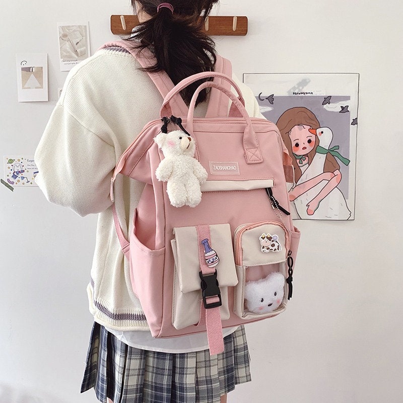 girl travel backpack