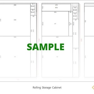 Rolling Storage Cabinet Build Plans image 6