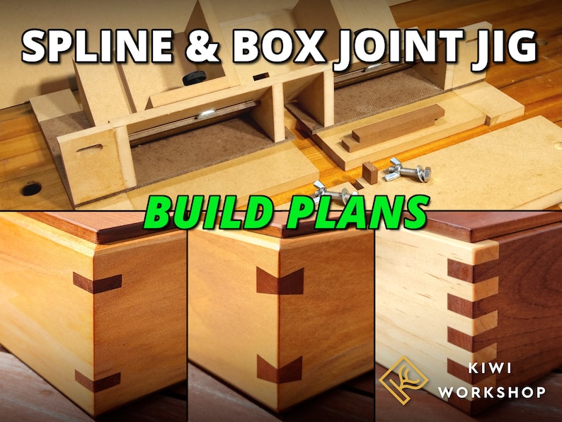 Combined Spline & Box Joint Jig Build Plans Etsy