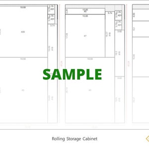 Rolling Storage Cabinet Build Plans image 5