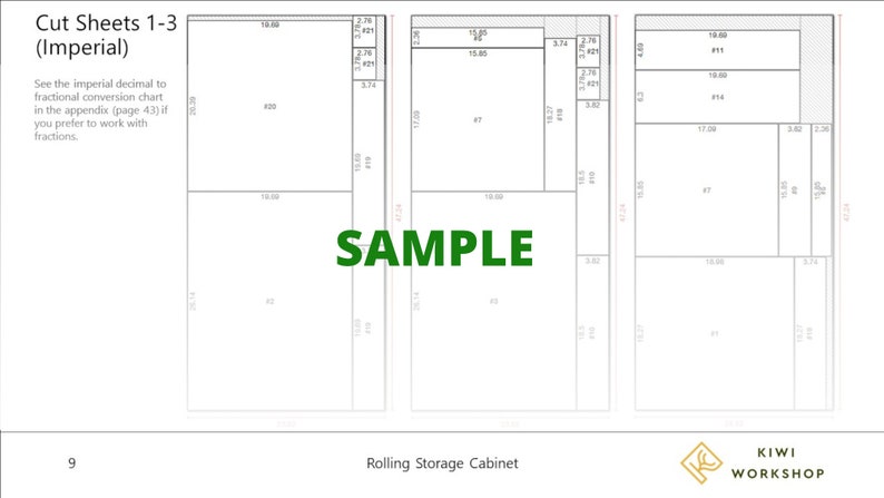 Rolling Storage Cabinet Build Plans image 5