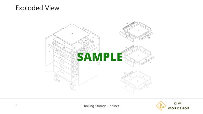 Rolling Storage Cabinet Build Plans image 4