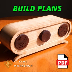 Wooden Bluetooth Speaker Build Plans (Woodwork and Electronics)