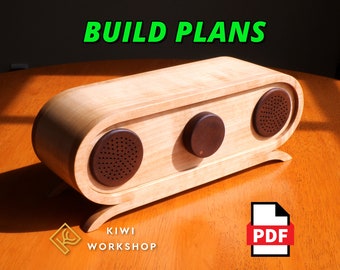 Bouwplannen voor houten Bluetooth-luidsprekers (houtwerk en elektronica)