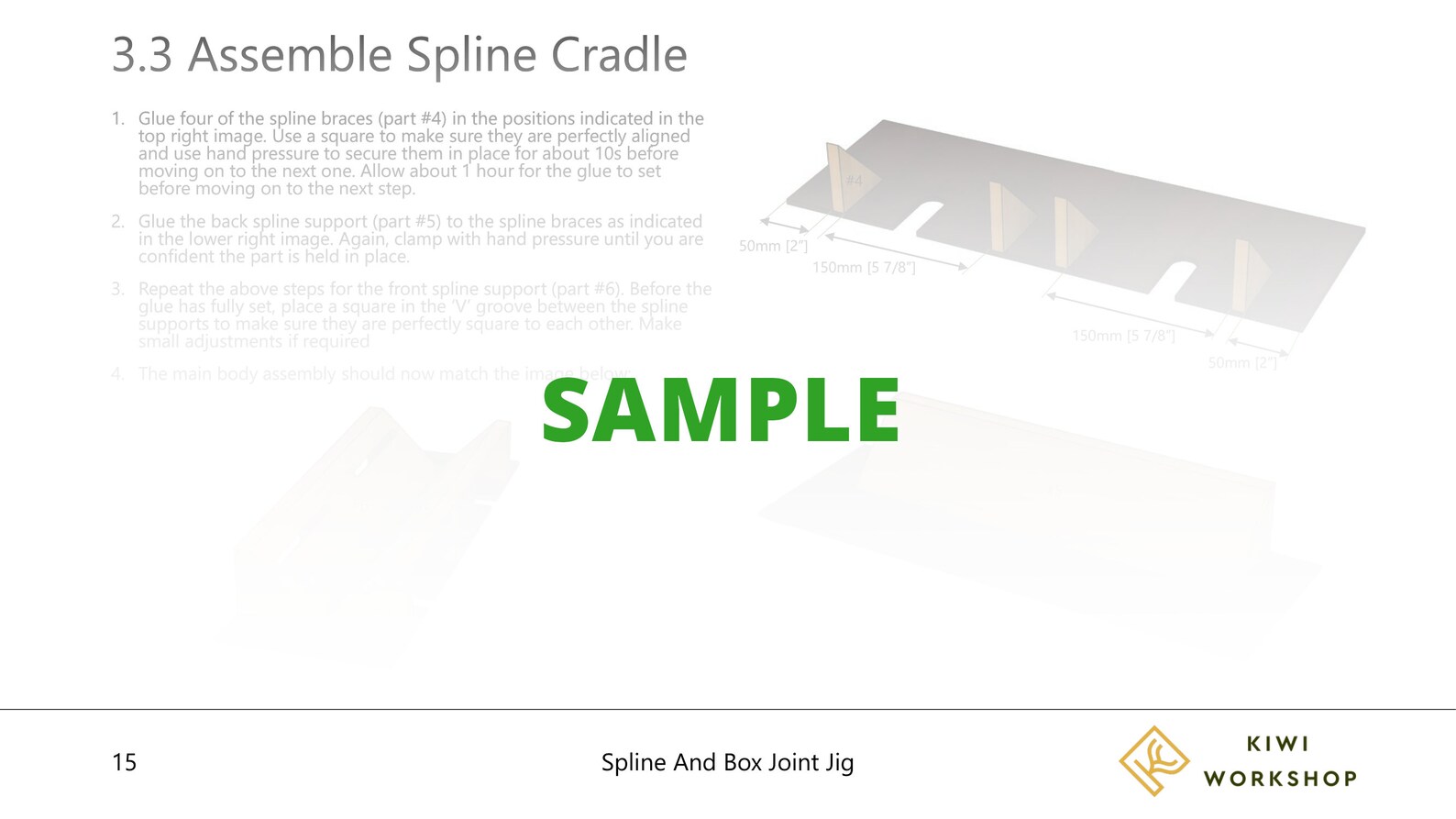 Combined Spline & Box Joint Jig Build Plans Etsy