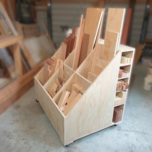 Mobile Wood Storage Cart Build Plans image 9