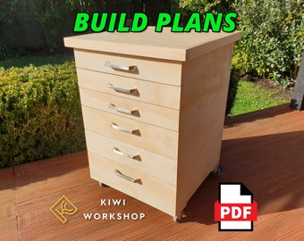 Rolling Storage Cabinet - Build Plans