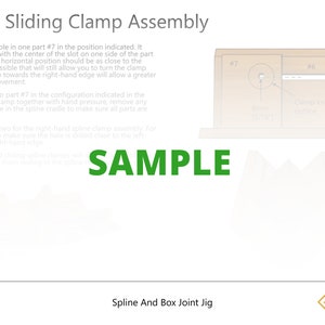 Spline Clmap Combined Spline & Box Joint Jig - Build Plans - Etsy
