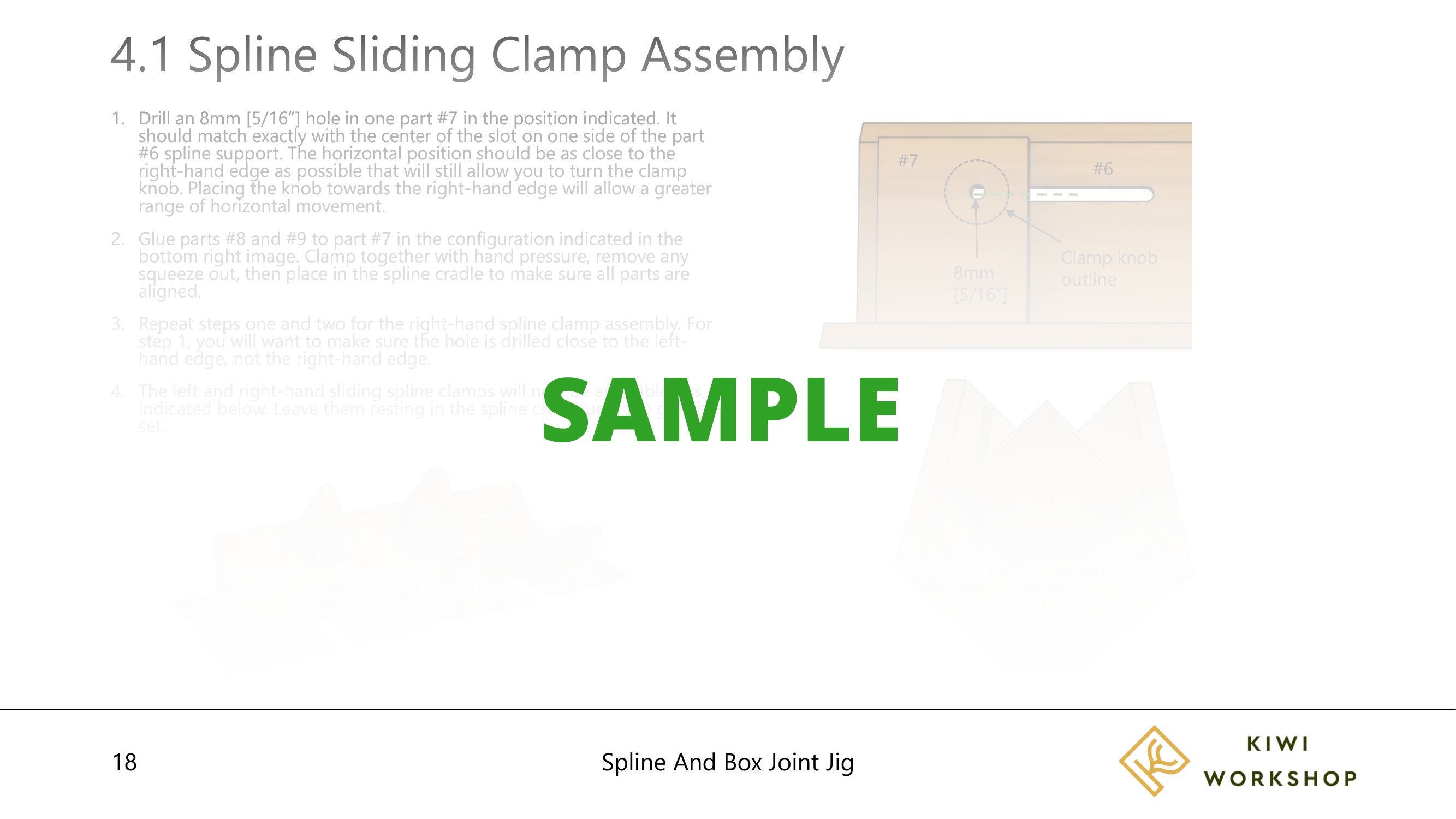 Combined Spline & Box Joint Jig - Build Plans - Etsy