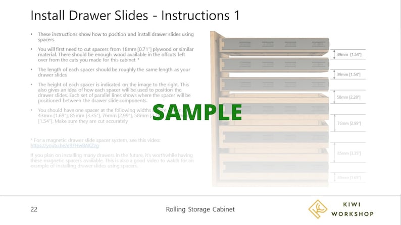 Rolling Storage Cabinet Build Plans image 9