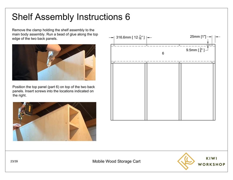 Mobile Wood Storage Cart Build Plans image 7