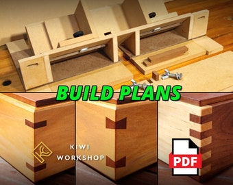 Combined Spline & Box Joint Jig - Build Plans