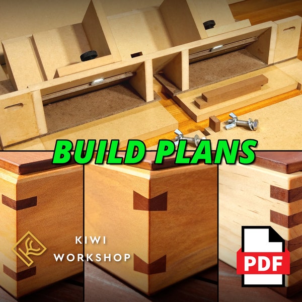 Combined Spline & Box Joint Jig - Build Plans