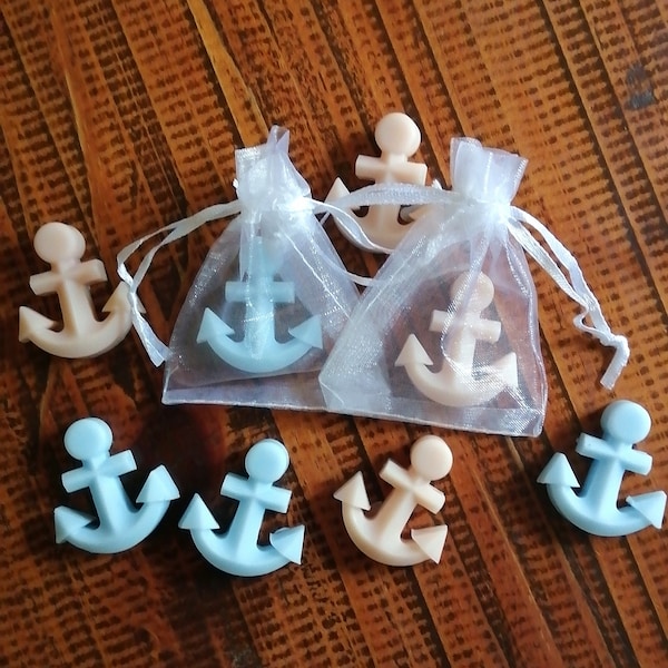 Anchor guest gift giveaway gifts for guests with handmade scented soap different scents and colors