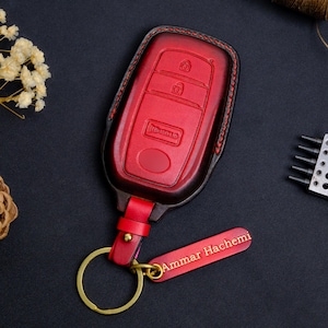 Toyota Tacoma Key Case, Custom Leather Key Fob Cover for Tacoma TRD Sport, Toyota Key Fob Holder, Tacoma Accessoriesr, Birthday Gift for Him
