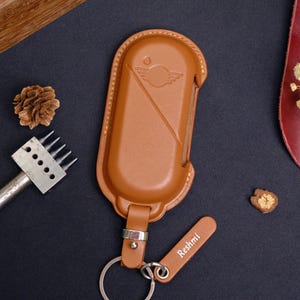 Mini Cooper Countryman 2025 Key Fob Cover, Handcrafted Leather Case Keyring for Countryman, Mini Accessories, Personalized Gift For Her
