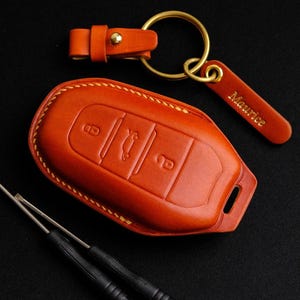 Peugeot 508 Key Fob Cover, Personalized Key Case For Peugeot 208, 304, 508, 2008, 3008, 5008,... Gift For Her, Mother&#39;s Day Gift