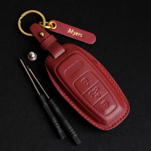 Cover For E-tron, E-tron GT, Q4, Q6, Q8, Custom Leather Key Case For Q-Series e-tron , E-tron GT Key Chain Accessories, Gift For Dad