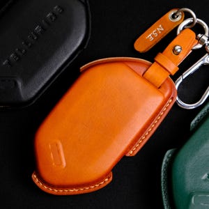 Custodia in pelle per portachiavi Telluride, custodia in pelle Hancarft per portachiavi Telluride, custodia per portachiavi Telluride, portachiavi Telluride Accessories