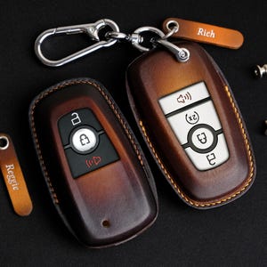 Personalized Key Fob Cover For Ford Bronco, Car Key Cover For Bronco, Ford Bronco Accessories, Gift For New Car