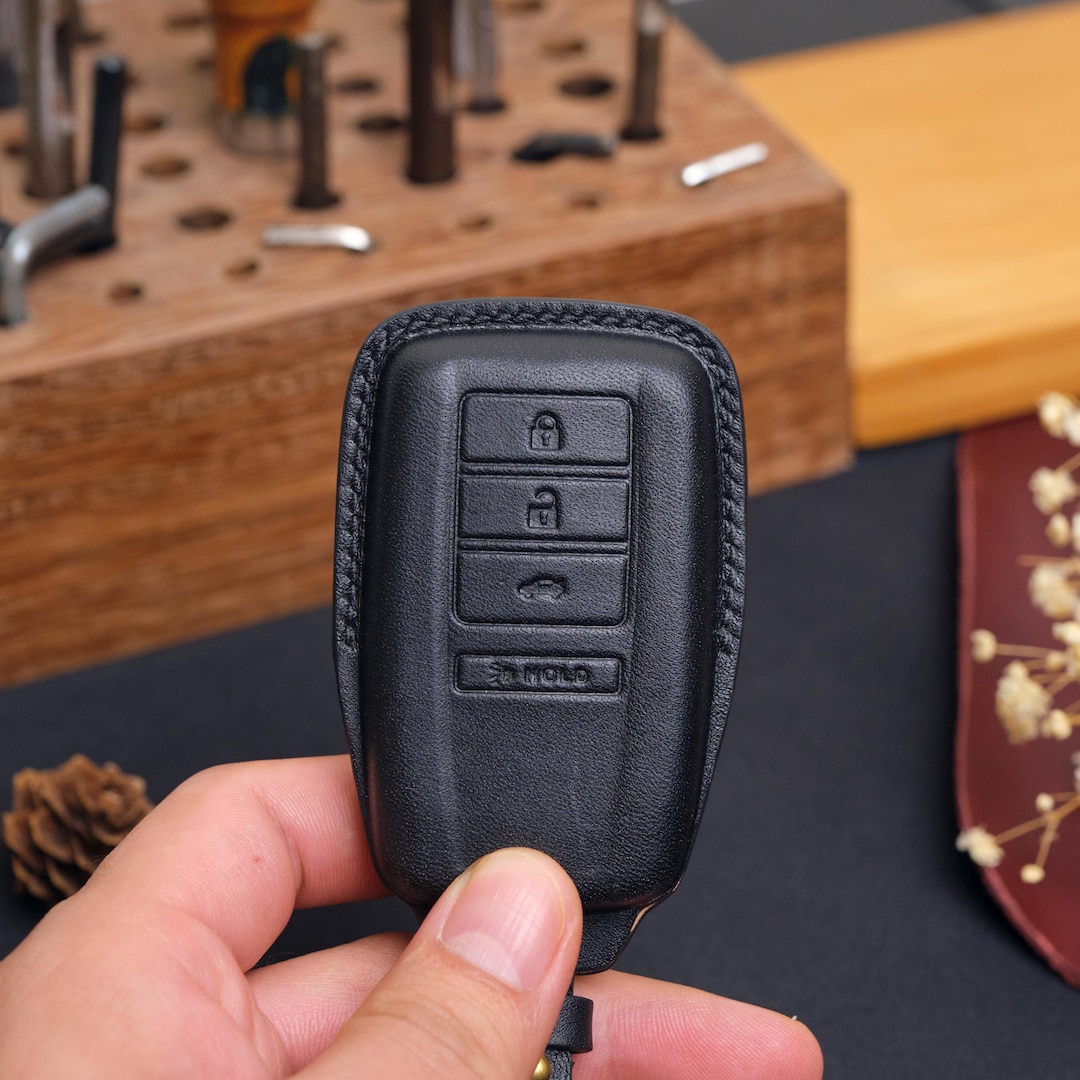 Leather Key Fob Cover for Acura ILX RLX TLX, Custom Key Case for Acura ...
