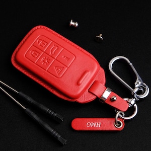 Volvo XC70 Key Fob Cover, Handcrafted Leather Volvo Key Fob Cover For Volvo XC70, Handmade Accessories For Volvo XC40 XC90 S60 S90 V60 V90