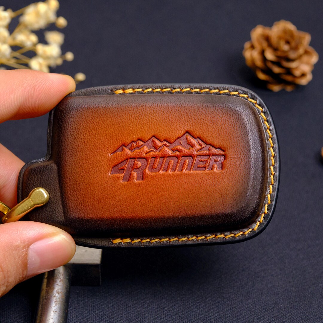 Personalized Leather Key Case for 4runner, Handcrafted Key Case Fits ...