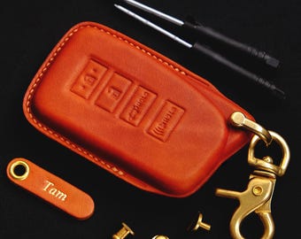 Custom Leather Case For Lexus RX, Lexus Key Fob Cover Key Chain Accessory, RX Personalized Key Cases, Gift For Him