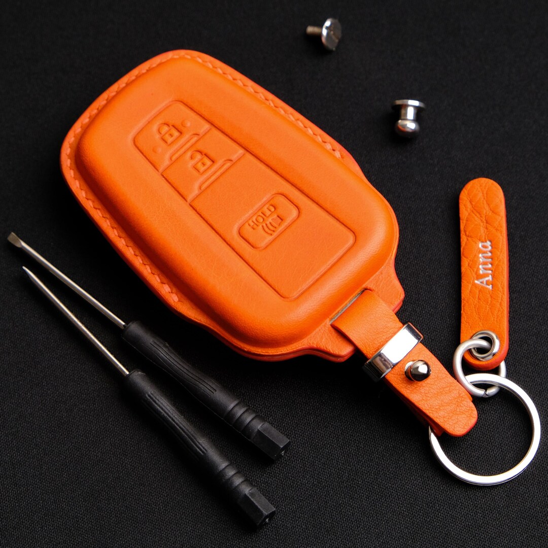 Customized Leather Key Fob Cover for Toyota 4runner, Toyota 4runner ...