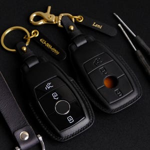 Key Fob Cover For Mercedes GLA-Class GlC-Class E-Class S-Class..., Mercedes GLE-Class Key Case,  Mercedes Key Protector